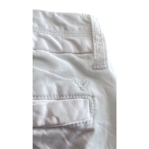 American Eagle midi White shorts size 0 - Picture 4 of 9